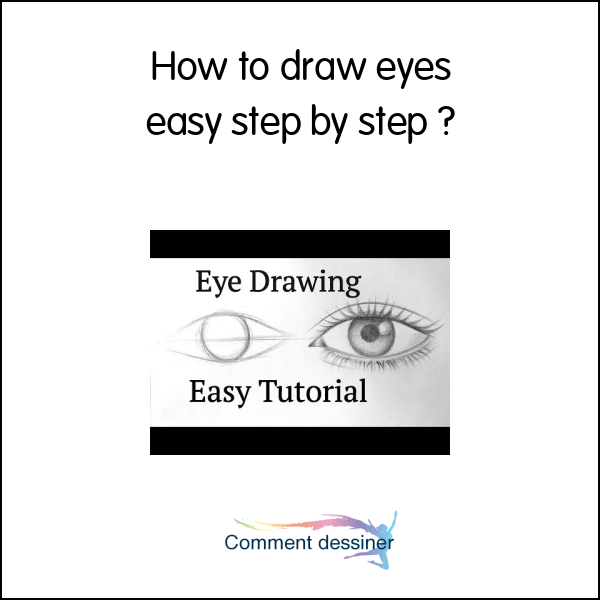 How to draw eyes easy step by step